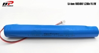 NCR 18500 Lithium Ion Rechargeable Battery Pack 1200mAh 11.1V voor Veiligheidsscanner