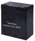 Van de het Lithiumlifepo4 Batterij van IP55 12V 50Ah van de de Opslagess Auto de Zonneaanzet UPS rv