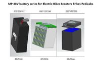 van het Lithiumion battery for electric bikes van 48V 50Ah Voertuig het Met twee wielen