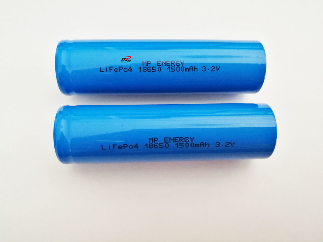 18650 3.2V1500mAh-de Noodverlichting van Ce UL van de Lithiumlifepo4 Batterij