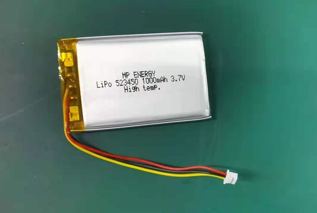 IEC62133 de navulbare Batterij GPS 523450 3.7V 1000mAh van het Lithiuolymeer