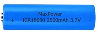 3.7V 2500mAh lithium oplaadbare batterij Snel opladen 18650 lithium-ionbatterij