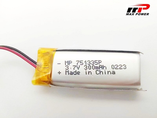 het polymeerbatterij van Li van 300mAh 3.7V voor Wearable Elektronika van Bluetooth