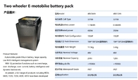 het Lithium Ion Battery Pack For Two Wheeler Bike van 48V 18Ah 24Ah 60Ah