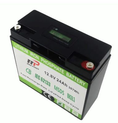 diepe cyclus 12v 24ah lifepo4 batterijpakket 12.8V lithiumbatterijen 24Ah loodzuur vervanging lithium