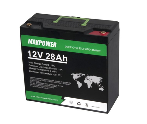 Diepe cyclus oplaadbare lithium-ion Lifepo4 batterij 12V 12.8V 24V 6ah 7ah 9ah 12ah 14ah 28ah 30ah