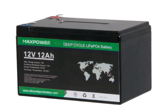 Diepe cyclus oplaadbare lithium-ion Lifepo4 batterij 12V 12.8V 24V 6ah 7ah 9ah 12ah 14ah 28ah 30ah