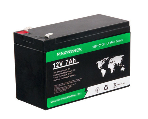 Diepe cyclus oplaadbare lithium-ion Lifepo4 batterij 12V 12.8V 24V 6ah 7ah 9ah 12ah 14ah 28ah 30ah