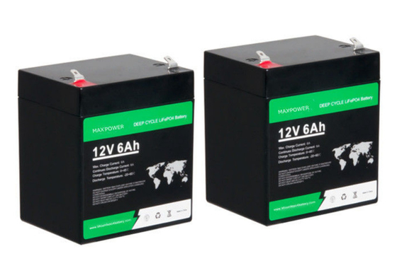 Diepe cyclus oplaadbare lithium-ion Lifepo4 batterij 12V 12.8V 24V 6ah 7ah 9ah 12ah 14ah 28ah 30ah