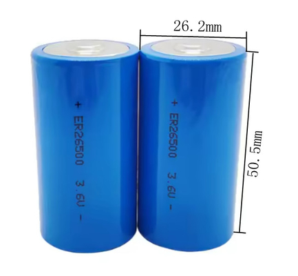 er26500 3.6v 8500mah 9ah lisocl2 batterij Er26500 C-grootte lithiumbatterij 3.6V 9000mah primaire lithiumbatterij