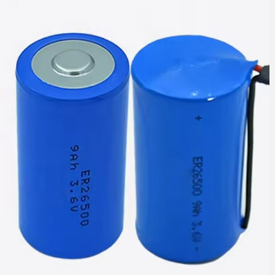 er26500 3.6v 8500mah 9ah lisocl2 batterij Er26500 C-grootte lithiumbatterij 3.6V 9000mah primaire lithiumbatterij