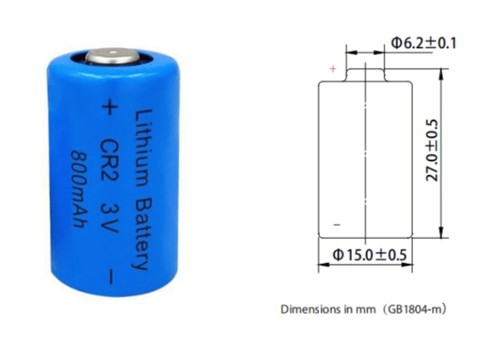 Li Mno2 CR2 CR15270 Duurzame CR2 3.0V 800mAh Batterij 3.0v 800mAh 900mAh lithium batterij