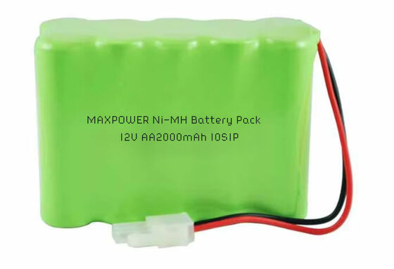 12V 2Ah NiMh batterij 12V 2200mAh noodstroomvoorziening Noodarmaturen Batterijpakket
