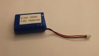 LEIDENE Verlichting 18500 Ce van het Lithium Ionen Navulbaar Batterijen UL van 1500mAh 7.4V