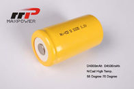 Noodverlichtingbatterij NiCad D4000mAh 4.8V 70 Graadce