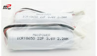 ICR18650 Cycli van het Lithium de Ionen Navulbare Batterijen 3.7V 2200mAh 1000 van Samsung 22P