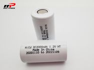 NICD-de batterijcel van het Batterij1.2v 2000mAh hoge tarief 10C 15C