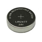 van de de Knoopbatterij van 3.6V 200mAh LIR2477 het Navulbare Muntstuk van de het Lithiumcel
