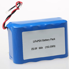 de Batterijpak 32700 van 25.6V 6Ah LiFePO4 8S1P-de batterij van het douanelithium