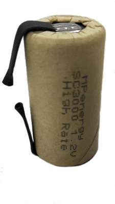 De Batterijsc3000mah 1.2V 15C Subc Nimh Batterijcellen van Nimh van machtshulpmiddelen