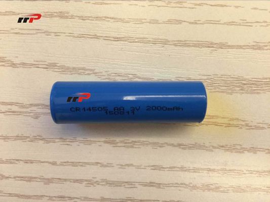 Van het de Batterij2000mah 3.0V primair Lithium van CR14505 Li-Mno2 de Batterijenul Ce