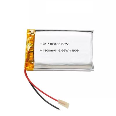 103450 van de Hoge Machtslipo van 1800mAh 3.7V van het de Batterijpak de Batterijcel van het het Lithiuolymeer