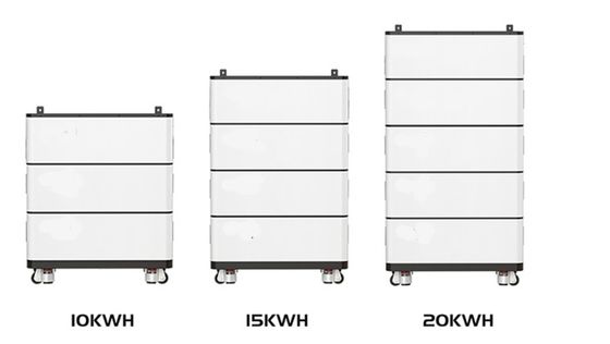 Hv Zonne-energieopslagbatterijen 200V 300V 400V 50Ah hoogspannings lithiumbatterijpakket met BMS-controller