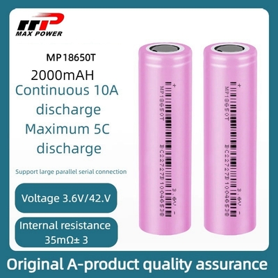 18650T 3.7V 2000mAh Li-ion Batterij -40°C tot 85°C