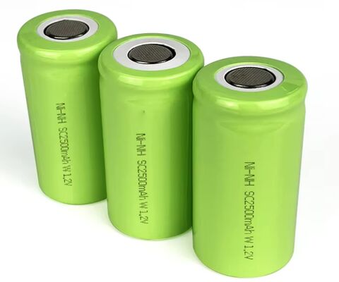 SC2500mAh 1.2V Ni-MH oplaadbare batterij met 1000 cycli lange levensduur en hoge capaciteit