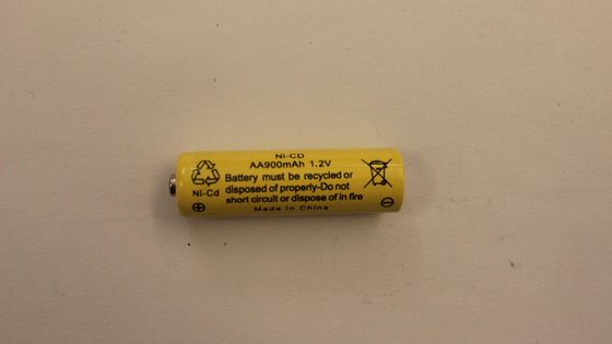 Van de het Flitslichtbatterij van aa 1.2V 900mAh NiCD Navulbare Navulbare de Toortsbatterij