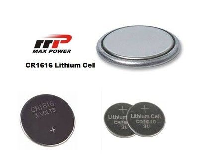 Niet-toxische Primaire het Lithiumbatterij LiMnO2 50mAh van CR1616 3.0V voor Muziekkaarten