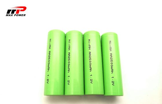De batterij van NIMH AA2500mAh 1.2V voor industriële digitale producten met BIB-de certificatie van Ce UL IEC/EN61951