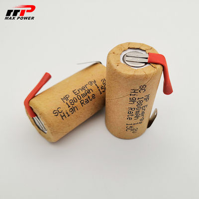 De Subc NiCd Navulbare Batterijen 1.2V 1800mAh van hoge Machtsnicad